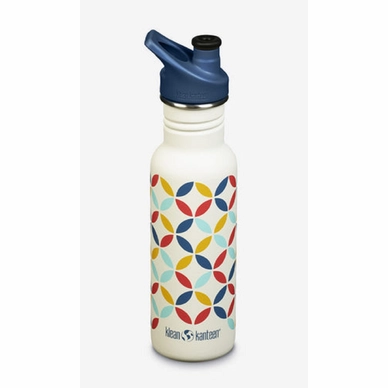 Reiseflasche Klean Kanteen Classic Narrow Retro Dot 532 ml