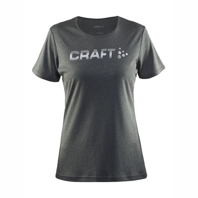 T-Shirt Craft Prime Logo Tee Women Dark Grey Melange