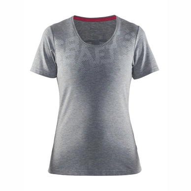 T-shirt Craft Habit Tee Women Grey Melange