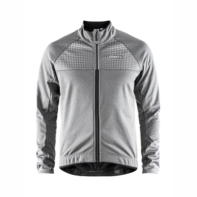 Fietsjack Craft Men Rime Dark Grey Melange Silver