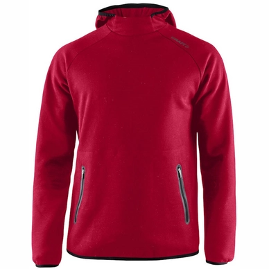Trui Craft Men Emotion Hood Sweatshirt Bright Red