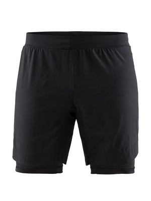 Sportbroek Craft Men Delta 2.0 2 In 1 Shorts Black