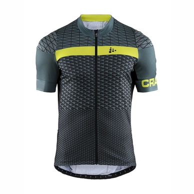 Fahrradshirt Craft Route Jersey Gravity Black Herren