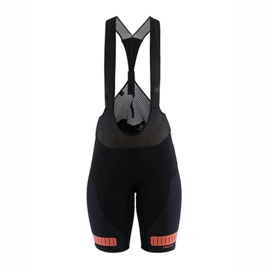 Fahrradhose Craft Hale Glow Bib Shorts Black Boost Damen