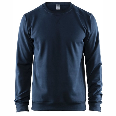 Trui Craft Men Leisure Crewneck Dark Navy