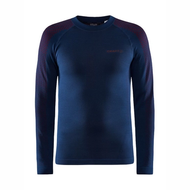 Unterhemd Craft ADV Warm Fuseknit Intensity LS Blaze Lychee Herren