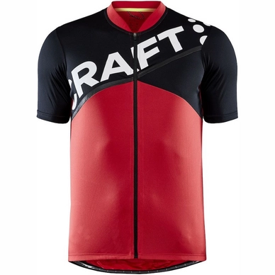Maillot de Cyclisme Craft Men Core Endurance Logo Jersey Bright Red/Black