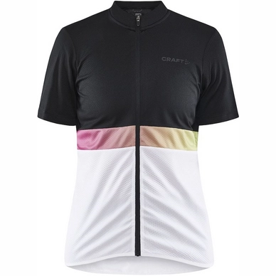 Maillot de Cyclisme Craft Women Core Endurance Jersey Black/White
