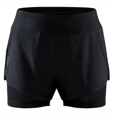 Sporthose Craft ADV Essence 2-In-1 Shorts W Black Damen