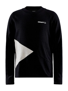 Ondershirt Craft Junior ADV Nordic Wool LS Black
