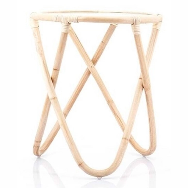 Bijzettafel By-Boo Glass 47 x 47 cm Natural