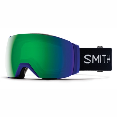 Skibril Smith IO Mag XL Klein Blue / ChromaPop Sun Green Mirror