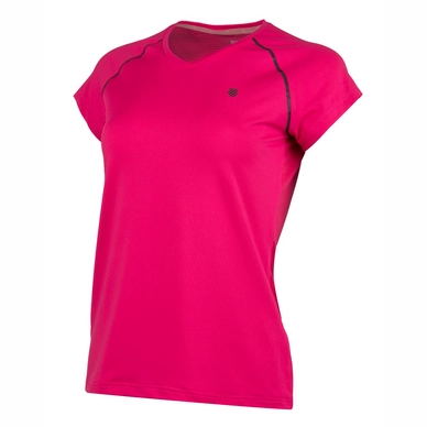 T-shirt de Tennis K Swiss Women Hypercourt Express Tee Pink Yarrow
