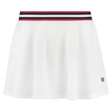 Tennisrock K Swiss Heritage Sport Pleated Skirt White Damen