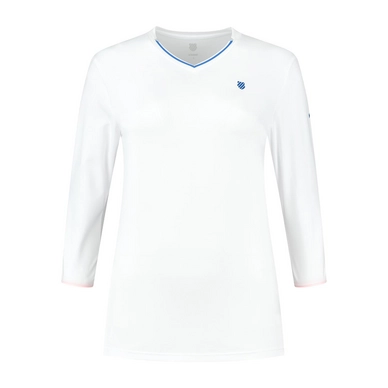 Tennisshirt K Swiss Women Hypercourt Long Sleeve 2 White