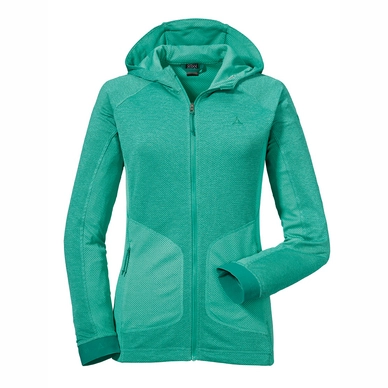 Hoodie Schöffel Women Fleece Corrientes Spectra Green