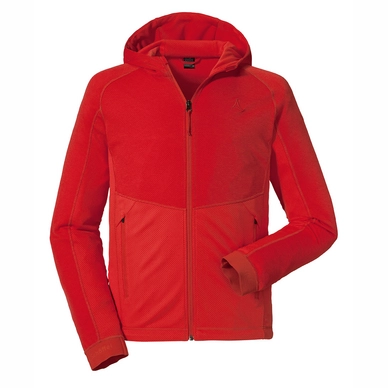 Hoodie Schöffel Men Fleece Corrientes Fiery Red