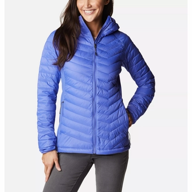 Jacket Columbia Women Powder Pass Hooded Purple Lotus