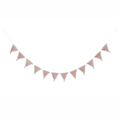 Slinger Kidsdepot Knitted Garland Pink Pompom 255 cm