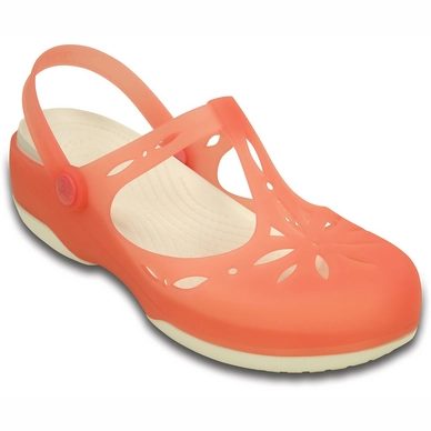 Sandaal Crocs Carlie Cut Out Clog Coral