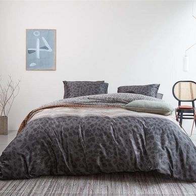Bettwäsche Beddinghouse Feis Anthracite Baumwolle