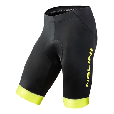 Fietsbroek Nalini Men Capitano  Zwart/Fluo Geel