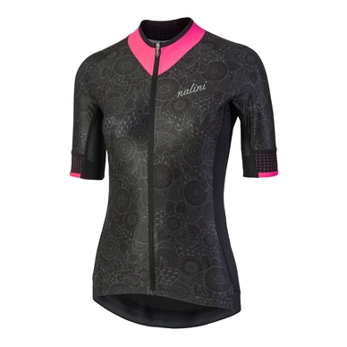 Maillot de Cyclisme Nalini Women Raffinata Black/Pink