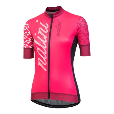 Fahrradshirt Nalini Stilosa Pink / Schwarz Damen