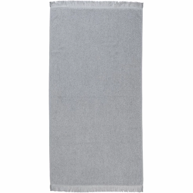 Bath Towel VT Wonen Groove Anthracite Cotton (70 x 140 cm)