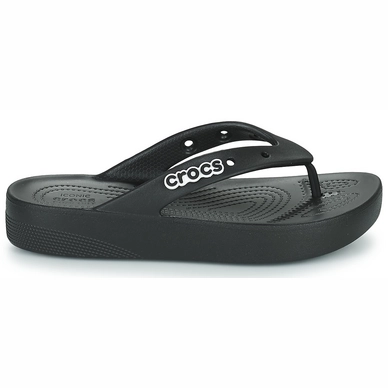 Slipper Crocs Women Classic Platform Flip Black