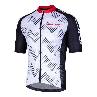 Fietsshirt Nalini Men Podio 2.0 Wit Zwart