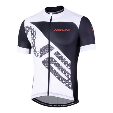 Fietsshirt Nalini Men Vittoria 2.0 Wit Zwart