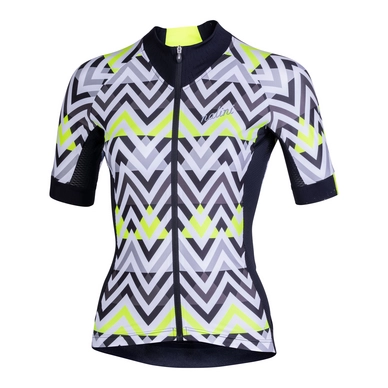 Fietsshirt Nalini Women Raffinata 2.0 Fluo Geel