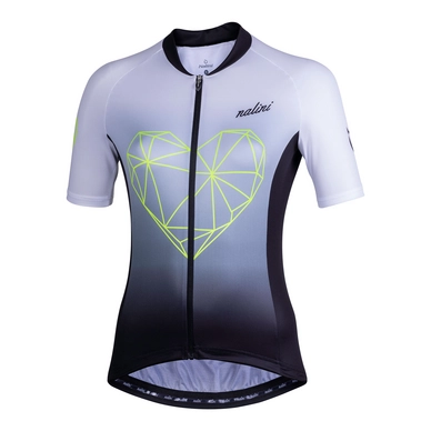 Fietsshirt Nalini Women Chic 2.0 Zwart Wit Hart