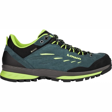 Wandelschoen Lowa Men Delago GTX Low Petrol Lime
