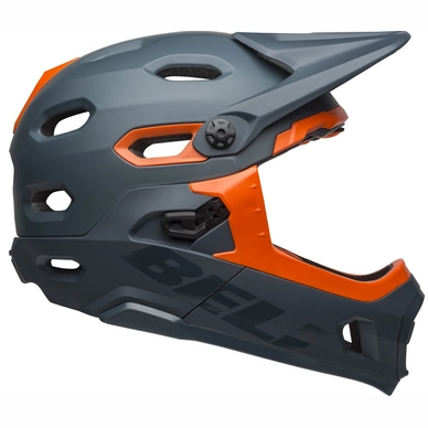 Fietshelm Bell Super DH Mips Matte Gloss Slate Orange