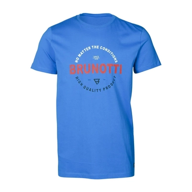 T-Shirt Brunotti Hommes Tim Print Mid Blue