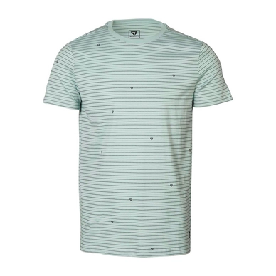 T-Shirt Brunotti Hommes Tim Stripe Dusty Mint