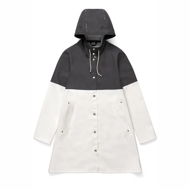 Regenjas Stutterheim Women Stockholm Blocked Zwart/Wit