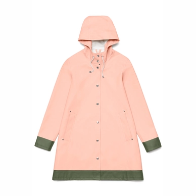 Regenjas Stutterheim Women Mosebacke Frame P. Pink G. Willow