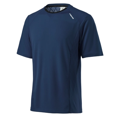 T-shirt de Tennis HEAD Perf Crew Shirt Men Navy