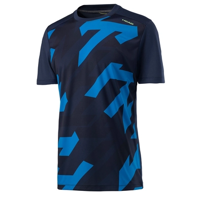 T-Shirt de Tennis HEAD Vision Camo Shirt Men Navy