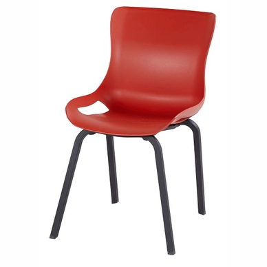 Tuinstoel Hartman Sophie Pro Stacking Chair Black Red (set van 2)