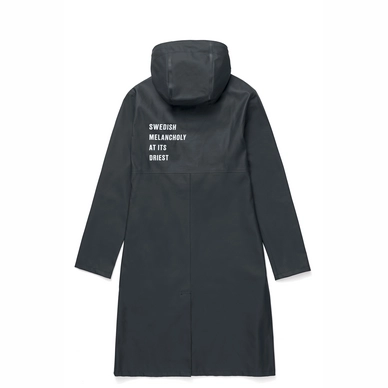 Regenjas Stutterheim Unisex Stockholm Long Text Print Regenlaarsexpert
