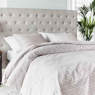 Bettwäsche Rivièra Maison Bande Stripe Sand Baumwolle