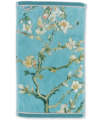 Gastendoek Beddinghouse x Van Gogh Museum Blossom Blauw Velours (Set van 4)