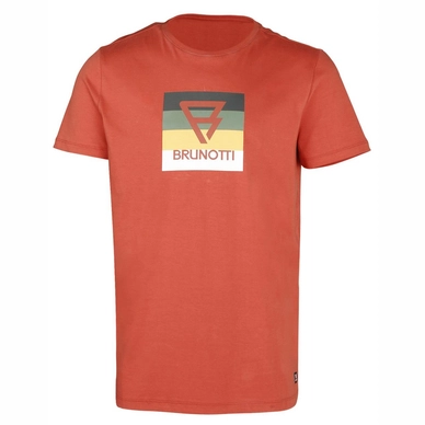 T-Shirt Brunotti Men Tim-Print Terra Cotta