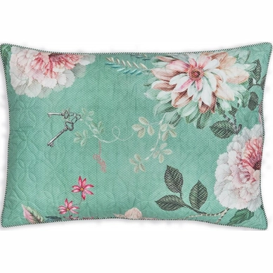 Dekoratives Kissen Pip Studio Tokyo Bouquet Quilted Cushion Groen (45 x 70 cm)