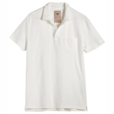 Polo OAS Men Solid White Terry Shirt
