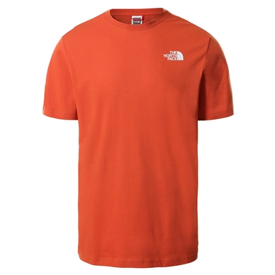 T-Shirt The North Face S/S Red Box Tee Burnt Ochre Monterey Blue Herren